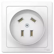 Розетка Schneider Electric BLNSR003241 силовая 3Р+N, 32А, 400В (белый) внутр