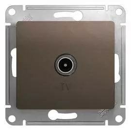 Розетка Systeme Electric GSL000891 TV оконечная 1DB шоколад