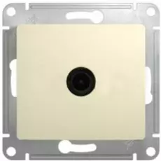 Розетка Schneider Electric GSL000991 GLOSSA TV оконечная 1DB механизм (молочный)