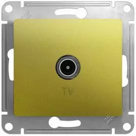 Розетка Systeme Electric GSL001091 Glossa TV оконечная 1DB фисташковая