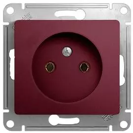 Розетка Systeme Electric GSL001141 Glossa цвет баклажановый б/з