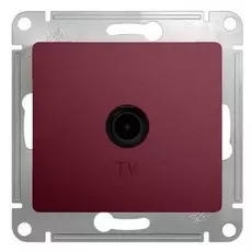 Розетка Systeme Electric GSL001191 Glossa TV оконечная 1DB (баклажановый)