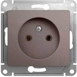 Розетка Schneider Electric GSL001241 Glossa платина б/з