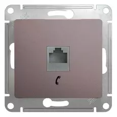 Розетка Systeme Electric GSL001281T GLOSSA телефонная RJ11 механизм (платина)