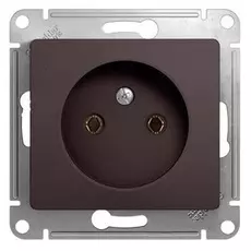 Розетка Schneider Electric GSL001341 GLOSSA без заземления (графит)