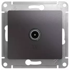 Розетка Schneider Electric GSL001393 TV Glossa графит механизм