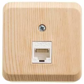 Розетка Schneider Electric KOMA-001D компьютерная RJ45 кат.5E сосна