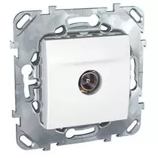 Розетка Schneider Electric MGU5.462.18ZD Unica бел tv одиночная