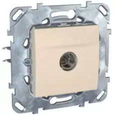Розетка Schneider Electric MGU5.463.25ZD Unica беж tv проходная