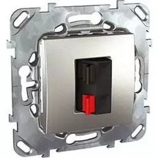 Розетка Schneider Electric MGU5.486.30ZD Unica Top алюм аудио
