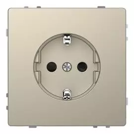 Розетка Schneider Electric MTN2300-6033 Merten D-Life 16А с/з и шторками сахара