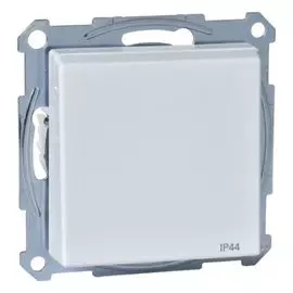 Розетка Schneider Electric MTN2314-0325 2К+З с крышкой бел актив