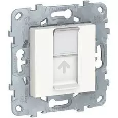 Розетка Schneider Electric NU541518 UnicaNew, белый, компьютерная, RJ45, одиночная кат. 6 UTP