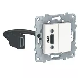 Розетка Schneider Electric NU543018 HDMI бел