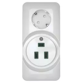 Розетка Schneider Electric RA32-211R-B Wessen Прима наруж 2-ая для электроплит 32А+силовая 16А (в сборе) белый