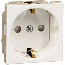 Розетка Schneider Electric RN16-113-BE Wessen 45 с/з для кабель-каналов RAL9010 белая