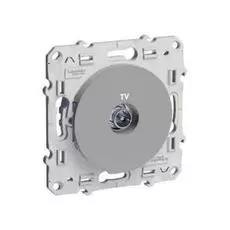 Розетка Schneider Electric S53R445 ТВ Odace Алюминий