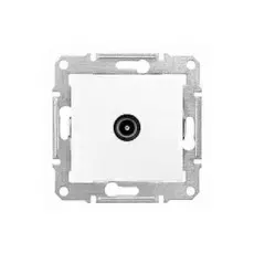 Розетка Schneider Electric SDN3201221 Sedna TV проходная, 8дБ, в рамку (белая)