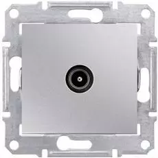 Розетка Schneider Electric SDN3201660 Sedna телевизионная, оконечная, 1дБ, в рамку, IP20 (алюминий)