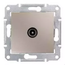 Розетка Schneider Electric SDN3201668 Sedna TV оконечная, 1дБ (титан)