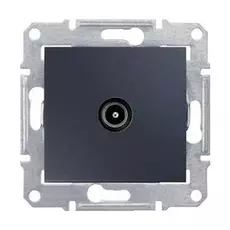 Розетка Schneider Electric SDN3201670 Sedna телевизионная TV оконечная, 1дБ в рамку, IP20 (графит)