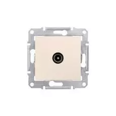 Розетка Schneider Electric SDN3201847 Sedna телевизионная, проходная, 4дБ, в рамку, ,IP20 (бежевая)