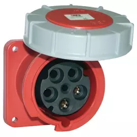 Розетка скрытой установки DKC DISF041254 IP67 125A 3P+E 400V, "Quadro"