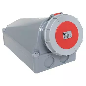 Розетка стационарная наружная EKF ps-1442-125-380 1442 3Р+РЕ 125А 380В IP67