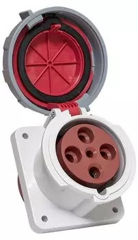 Розетка стационарная внутренняя EKF ps-3342-63-380 3342 3Р+РЕ 63А 380В IP67