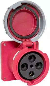 Розетка стационарная внутренняя EKF ps-3442-125-380 3442 3Р+РЕ 125А 380В IP67