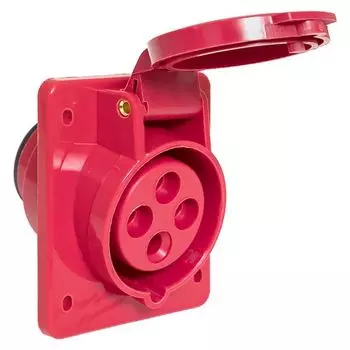 Розетка стационарная внутренняя EKF ps-414-16-380 414 3Р+РЕ 16А 380В IP44