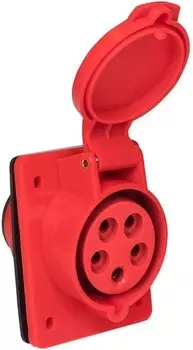 Розетка стационарная внутренняя EKF ps-425-32-380 425 3Р+РЕ+N 32А 380В IP44