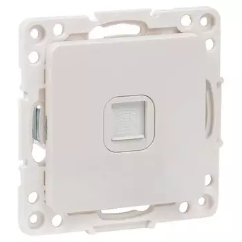 Розетка телефонная EKF EYT01-034-10 Стокгольм белый механизм