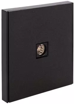 Розетка телевизионная KRANZ KR-78-0723-5 Розетка MIELE STRONG TV с/у антрацит