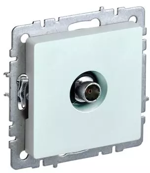 Розетка телевизионная оконечная IEK BR-A10-O-K36 BRITE РТВ11-0-БрЖ Жемчужный