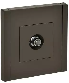 Розетка телевизионная оконечная IEK FP-A10-O-K03 FORTE&PIANO FP328 серый