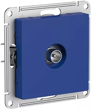 Розетка телевизионная оконечная Systeme Electric ATN001191 AtlasDesign 1DB, механизм, аквамарин