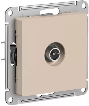 Розетка телевизионная оконечная Systeme Electric ATN001291 AtlasDesign 1DB, механизм, песочный