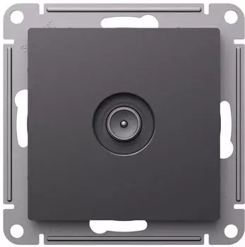 Розетка телевизионная оконечная Systeme Electric ATN001491 AtlasDesign 1DB, механизм, базальт