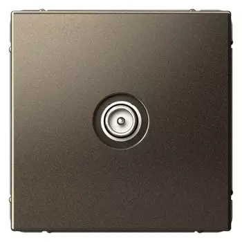 Розетка телевизионная оконечная Systeme Electric GAL000691 ArtGallery 1DB, механизм, Мокко