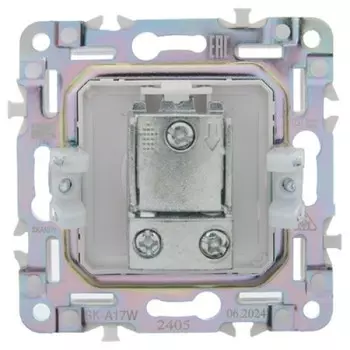 Розетка телевизионная проходная IEK SK-A10-P-K02 SKANDY SK-A17Bl Черный