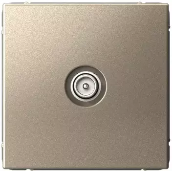 Розетка телевизионная проходная механизм Systeme Electric GAL000592 ArtGallery 4dB Шампань