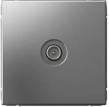 Розетка телевизионная проходная механизм Systeme Electric GAL000992 ARTGALLERY 4DB СТАЛЬ