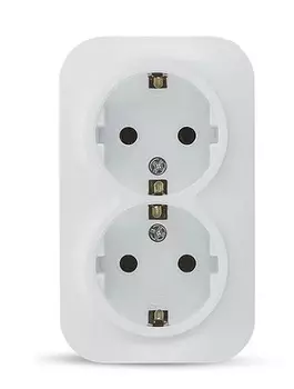 Розетка TOKOV ELECTRIC TKE-FR-R2Z-C01 2-м ОП Frea 16А IP20 250В с заземл. АБС-пластик бел