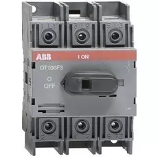 Рубильник ABB 1SCA105004R1001 OT100F3 3п с рукояткой DIN/винт серый