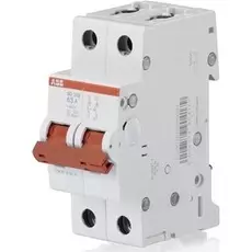 Рубильник ABB 2CDD282101R0063 SD202 2P 63A рычаг крас.
