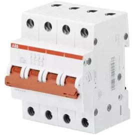 Рубильник ABB 2CDD284101R0063 SD204 4P 63A рычаг крас.