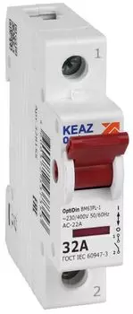 Рубильник КЭАЗ 328155 OptiDin BM63PL-132-УХЛ3