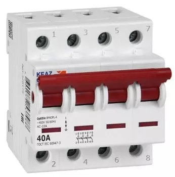 Рубильник КЭАЗ 328175 OptiDin BM63PL-440-УХЛ3