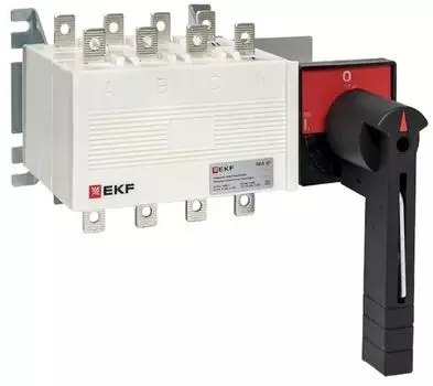Рубильник-переключатель EKF pscs-100-4 100A 4P c рукояткой управления для прямой установки PowerSwitch